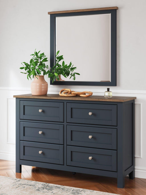 Landocken Dresser and Mirror - Premium Dresser & Mirror from Ashley Furniture - Just $643.55! Shop now at Furniture Wholesale Plus  We are the best furniture store in Nashville, Hendersonville, Goodlettsville, Madison, Antioch, Mount Juliet, Lebanon, Gallatin, Springfield, Murfreesboro, Franklin, Brentwood