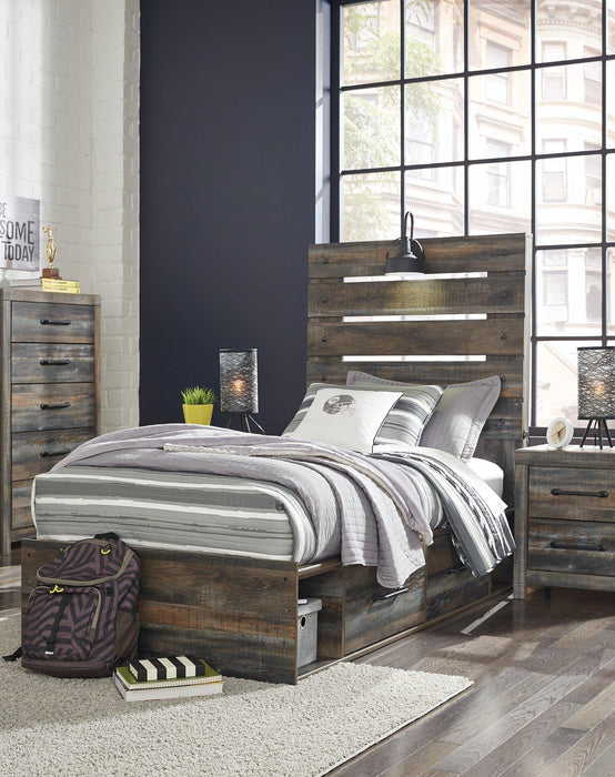 Drystan Bed with 4 Storage Drawers - Premium Bed from Ashley Furniture - Just $782.35! Shop now at Furniture Wholesale Plus  We are the best furniture store in Nashville, Hendersonville, Goodlettsville, Madison, Antioch, Mount Juliet, Lebanon, Gallatin, Springfield, Murfreesboro, Franklin, Brentwood