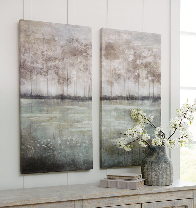 Marksen Wall Art (Set of 2) - Premium Wall Art from Ashley Furniture - Just $102.72! Shop now at Furniture Wholesale Plus  We are the best furniture store in Nashville, Hendersonville, Goodlettsville, Madison, Antioch, Mount Juliet, Lebanon, Gallatin, Springfield, Murfreesboro, Franklin, Brentwood