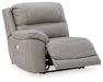 Dunleith 3-Piece Power Reclining Sectional Loveseat with Console - Premium Loveaseat from Ashley Furniture - Just $1729.75! Shop now at Furniture Wholesale Plus  We are the best furniture store in Nashville, Hendersonville, Goodlettsville, Madison, Antioch, Mount Juliet, Lebanon, Gallatin, Springfield, Murfreesboro, Franklin, Brentwood