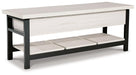 Rhyson Storage Bench - Premium Bench from Ashley Furniture - Just $130.86! Shop now at Furniture Wholesale Plus  We are the best furniture store in Nashville, Hendersonville, Goodlettsville, Madison, Antioch, Mount Juliet, Lebanon, Gallatin, Springfield, Murfreesboro, Franklin, Brentwood