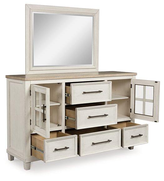 Shaybrock Dresser and Mirror - Premium Dresser & Mirror from Ashley Furniture - Just $933.15! Shop now at Furniture Wholesale Plus  We are the best furniture store in Nashville, Hendersonville, Goodlettsville, Madison, Antioch, Mount Juliet, Lebanon, Gallatin, Springfield, Murfreesboro, Franklin, Brentwood