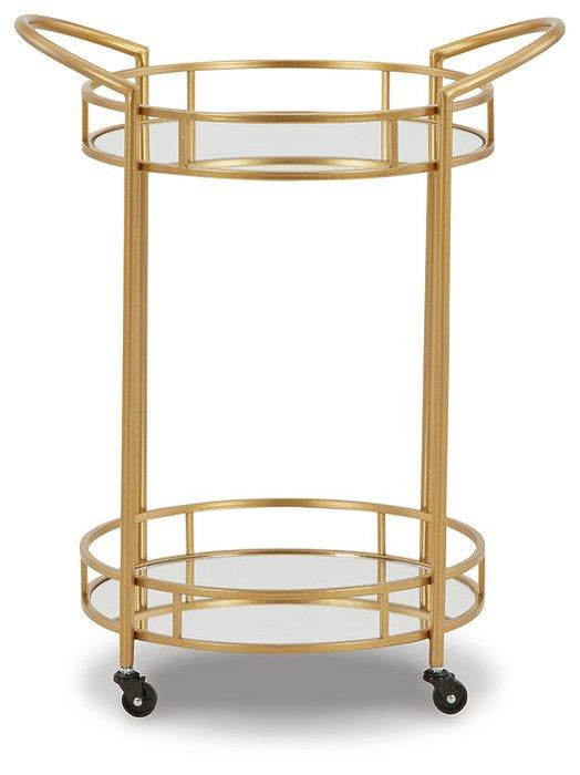 Wynora Bar Cart - Premium Bar Cart from Ashley Furniture - Just $137.92! Shop now at Furniture Wholesale Plus  We are the best furniture store in Nashville, Hendersonville, Goodlettsville, Madison, Antioch, Mount Juliet, Lebanon, Gallatin, Springfield, Murfreesboro, Franklin, Brentwood