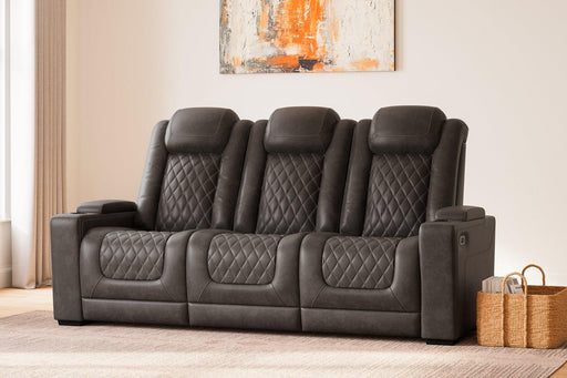 HyllMont Power Reclining Sofa - Premium Sofa from Ashley Furniture - Just $1364.31! Shop now at Furniture Wholesale Plus  We are the best furniture store in Nashville, Hendersonville, Goodlettsville, Madison, Antioch, Mount Juliet, Lebanon, Gallatin, Springfield, Murfreesboro, Franklin, Brentwood