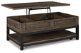 Johurst Coffee Table with Lift Top - Premium Cocktail Table Lift from Ashley Furniture - Just $425.68! Shop now at Furniture Wholesale Plus  We are the best furniture store in Nashville, Hendersonville, Goodlettsville, Madison, Antioch, Mount Juliet, Lebanon, Gallatin, Springfield, Murfreesboro, Franklin, Brentwood