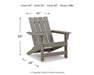 Visola Adirondack Chair - Premium Outdoor Seating from Ashley Furniture - Just $235.02! Shop now at Furniture Wholesale Plus  We are the best furniture store in Nashville, Hendersonville, Goodlettsville, Madison, Antioch, Mount Juliet, Lebanon, Gallatin, Springfield, Murfreesboro, Franklin, Brentwood