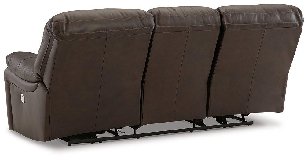 Leesworth Power Reclining Sofa - Premium Sofa from Ashley Furniture - Just $1037.71! Shop now at Furniture Wholesale Plus  We are the best furniture store in Nashville, Hendersonville, Goodlettsville, Madison, Antioch, Mount Juliet, Lebanon, Gallatin, Springfield, Murfreesboro, Franklin, Brentwood