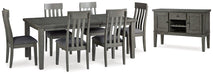 Hallanden Dining Room Set - Premium Dining Room Set from Ashley Furniture - Just $209.15! Shop now at Furniture Wholesale Plus  We are the best furniture store in Nashville, Hendersonville, Goodlettsville, Madison, Antioch, Mount Juliet, Lebanon, Gallatin, Springfield, Murfreesboro, Franklin, Brentwood