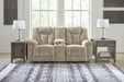 Hindmarsh Power Reclining Loveseat with Console - Premium Loveseat from Ashley Furniture - Just $1007.22! Shop now at Furniture Wholesale Plus  We are the best furniture store in Nashville, Hendersonville, Goodlettsville, Madison, Antioch, Mount Juliet, Lebanon, Gallatin, Springfield, Murfreesboro, Franklin, Brentwood