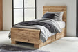 Hyanna Bed with 1 Side Storage - Premium Bed from Ashley Furniture - Just $494.75! Shop now at Furniture Wholesale Plus  We are the best furniture store in Nashville, Hendersonville, Goodlettsville, Madison, Antioch, Mount Juliet, Lebanon, Gallatin, Springfield, Murfreesboro, Franklin, Brentwood