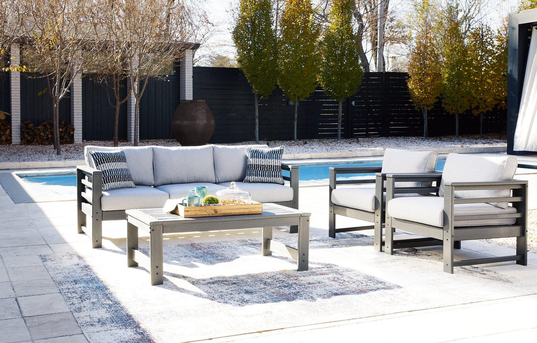 Amora Outdoor Seating Set - Premium Outdoor Table Set from Ashley Furniture - Just $795.59! Shop now at Furniture Wholesale Plus  We are the best furniture store in Nashville, Hendersonville, Goodlettsville, Madison, Antioch, Mount Juliet, Lebanon, Gallatin, Springfield, Murfreesboro, Franklin, Brentwood