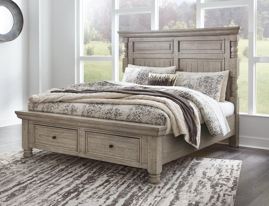 Harrastone Bed - Premium Bed from Ashley Furniture - Just $1305.21! Shop now at Furniture Wholesale Plus  We are the best furniture store in Nashville, Hendersonville, Goodlettsville, Madison, Antioch, Mount Juliet, Lebanon, Gallatin, Springfield, Murfreesboro, Franklin, Brentwood