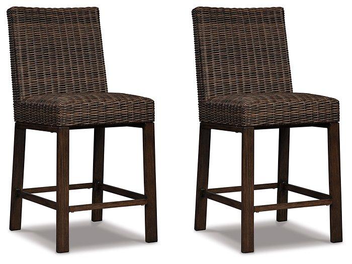 Paradise Trail Bar Stool (Set of 2) - Premium Outdoor Barstool from Ashley Furniture - Just $538.97! Shop now at Furniture Wholesale Plus  We are the best furniture store in Nashville, Hendersonville, Goodlettsville, Madison, Antioch, Mount Juliet, Lebanon, Gallatin, Springfield, Murfreesboro, Franklin, Brentwood