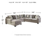 Ardsley Sectional with Chaise - Premium Sectional from Ashley Furniture - Just $1158.68! Shop now at Furniture Wholesale Plus  We are the best furniture store in Nashville, Hendersonville, Goodlettsville, Madison, Antioch, Mount Juliet, Lebanon, Gallatin, Springfield, Murfreesboro, Franklin, Brentwood