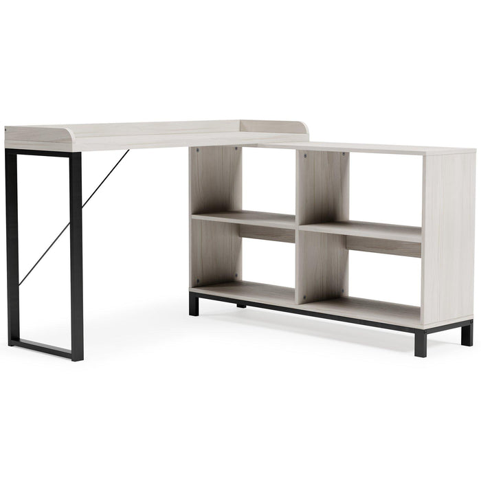 Bayflynn L-Desk - Premium Desk from Ashley Furniture - Just $153.06! Shop now at Furniture Wholesale Plus  We are the best furniture store in Nashville, Hendersonville, Goodlettsville, Madison, Antioch, Mount Juliet, Lebanon, Gallatin, Springfield, Murfreesboro, Franklin, Brentwood