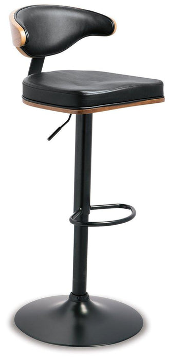 Bellatier Adjustable Height Bar Stool - Premium Barstool from Ashley Furniture - Just $104.58! Shop now at Furniture Wholesale Plus  We are the best furniture store in Nashville, Hendersonville, Goodlettsville, Madison, Antioch, Mount Juliet, Lebanon, Gallatin, Springfield, Murfreesboro, Franklin, Brentwood