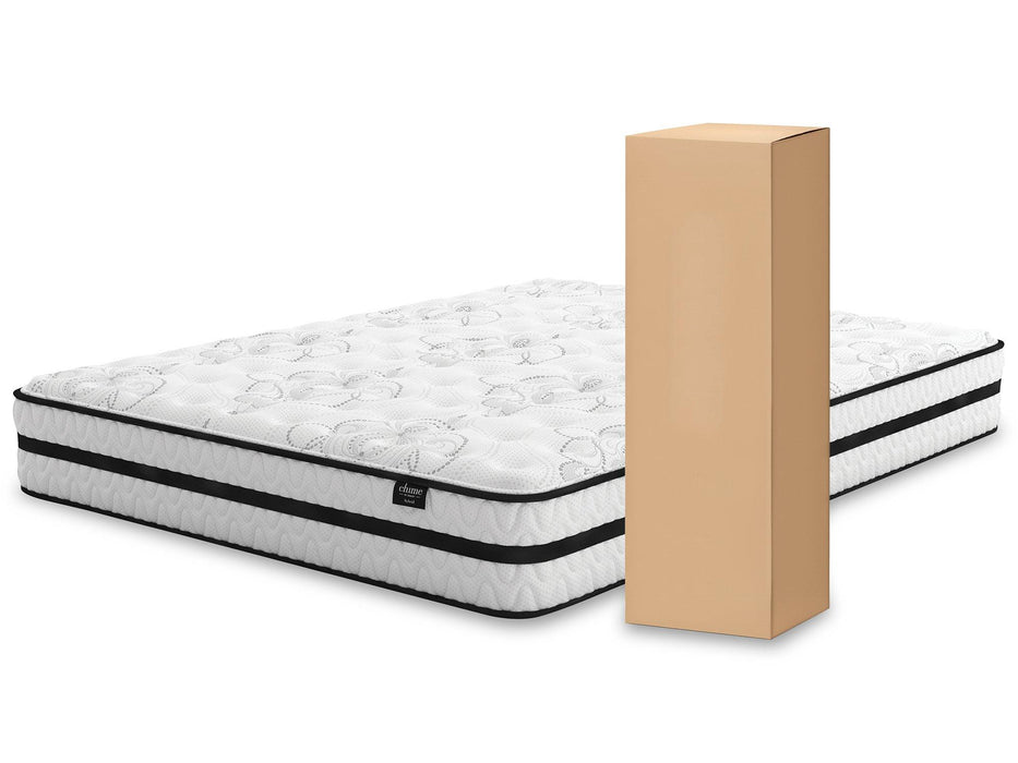 Chime 10 Inch Hybrid Mattress in a Box - Premium Mattress from Ashley Furniture - Just $249.32! Shop now at Furniture Wholesale Plus  We are the best furniture store in Nashville, Hendersonville, Goodlettsville, Madison, Antioch, Mount Juliet, Lebanon, Gallatin, Springfield, Murfreesboro, Franklin, Brentwood