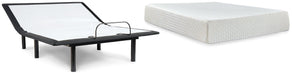 Chime 12 Inch Memory Foam Mattress and Base Set - Premium Mattress Set from Ashley Furniture - Just $991.66! Shop now at Furniture Wholesale Plus  We are the best furniture store in Nashville, Hendersonville, Goodlettsville, Madison, Antioch, Mount Juliet, Lebanon, Gallatin, Springfield, Murfreesboro, Franklin, Brentwood