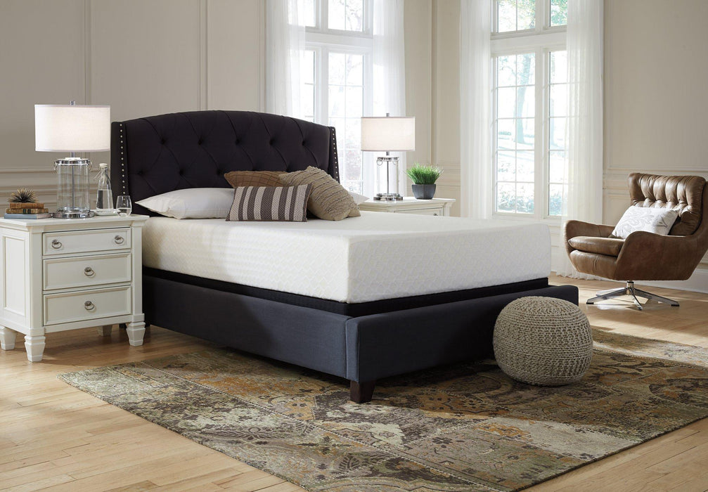 Chime 12 Inch Memory Foam Mattress in a Box - Premium Mattress from Ashley Furniture - Just $314.93! Shop now at Furniture Wholesale Plus  We are the best furniture store in Nashville, Hendersonville, Goodlettsville, Madison, Antioch, Mount Juliet, Lebanon, Gallatin, Springfield, Murfreesboro, Franklin, Brentwood