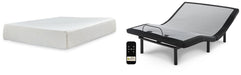 Chime 12 Inch Memory Foam Mattress Set - Premium Mattress Set from Ashley Furniture - Just $442.41! Shop now at Furniture Wholesale Plus  We are the best furniture store in Nashville, Hendersonville, Goodlettsville, Madison, Antioch, Mount Juliet, Lebanon, Gallatin, Springfield, Murfreesboro, Franklin, Brentwood