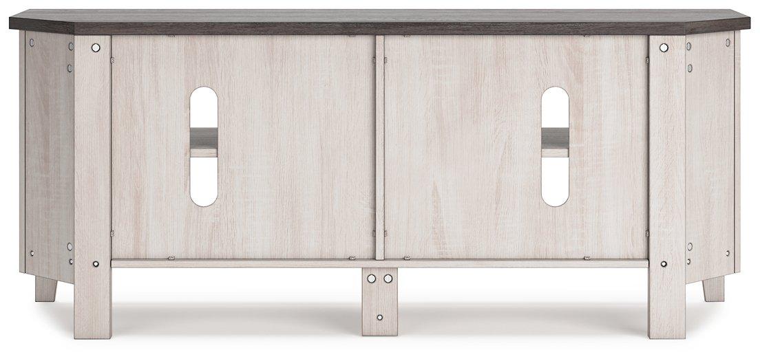 Dorrinson Corner TV Stand - Premium TV Stand from Ashley Furniture - Just $156.59! Shop now at Furniture Wholesale Plus  We are the best furniture store in Nashville, Hendersonville, Goodlettsville, Madison, Antioch, Mount Juliet, Lebanon, Gallatin, Springfield, Murfreesboro, Franklin, Brentwood