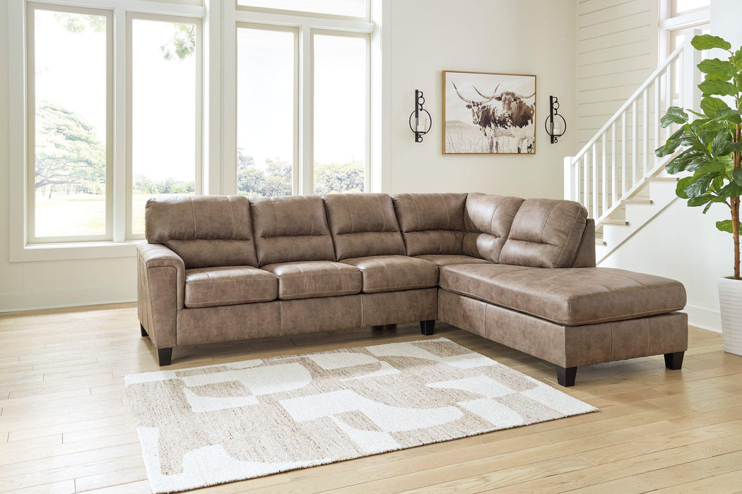 Navi 2-Piece Sectional Sofa Chaise - Premium Sectional from Ashley Furniture - Just $1044.08! Shop now at Furniture Wholesale Plus  We are the best furniture store in Nashville, Hendersonville, Goodlettsville, Madison, Antioch, Mount Juliet, Lebanon, Gallatin, Springfield, Murfreesboro, Franklin, Brentwood