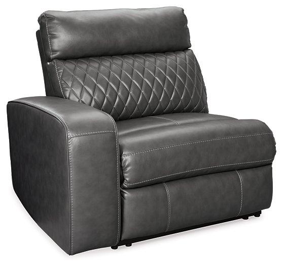 Samperstone Power Reclining Sectional - Premium Sectional from Ashley Furniture - Just $1137.86! Shop now at Furniture Wholesale Plus  We are the best furniture store in Nashville, Hendersonville, Goodlettsville, Madison, Antioch, Mount Juliet, Lebanon, Gallatin, Springfield, Murfreesboro, Franklin, Brentwood