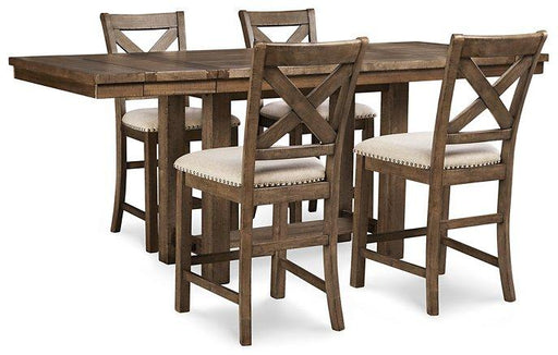 Moriville Counter Height Dining Set - Premium Dining Room Set from Ashley Furniture - Just $1184.58! Shop now at Furniture Wholesale Plus  We are the best furniture store in Nashville, Hendersonville, Goodlettsville, Madison, Antioch, Mount Juliet, Lebanon, Gallatin, Springfield, Murfreesboro, Franklin, Brentwood