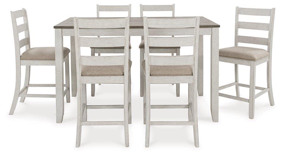 Skempton Counter Height Dining Table and Bar Stools (Set of 7) - Premium Counter Height Table from Ashley Furniture - Just $746.13! Shop now at Furniture Wholesale Plus  We are the best furniture store in Nashville, Hendersonville, Goodlettsville, Madison, Antioch, Mount Juliet, Lebanon, Gallatin, Springfield, Murfreesboro, Franklin, Brentwood