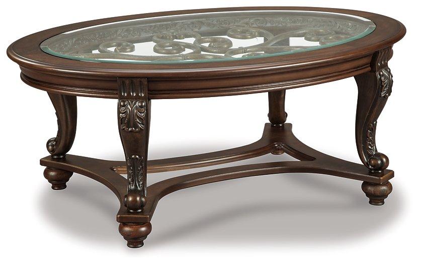 Norcastle Coffee Table - Premium Cocktail Table from Ashley Furniture - Just $388.61! Shop now at Furniture Wholesale Plus  We are the best furniture store in Nashville, Hendersonville, Goodlettsville, Madison, Antioch, Mount Juliet, Lebanon, Gallatin, Springfield, Murfreesboro, Franklin, Brentwood