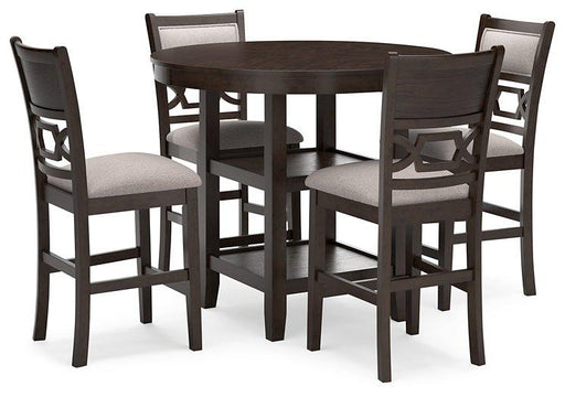 Langwest Counter Height Dining Table and 4 Barstools (Set of 5) - Premium Counter Height Table from Ashley Furniture - Just $538.97! Shop now at Furniture Wholesale Plus  We are the best furniture store in Nashville, Hendersonville, Goodlettsville, Madison, Antioch, Mount Juliet, Lebanon, Gallatin, Springfield, Murfreesboro, Franklin, Brentwood