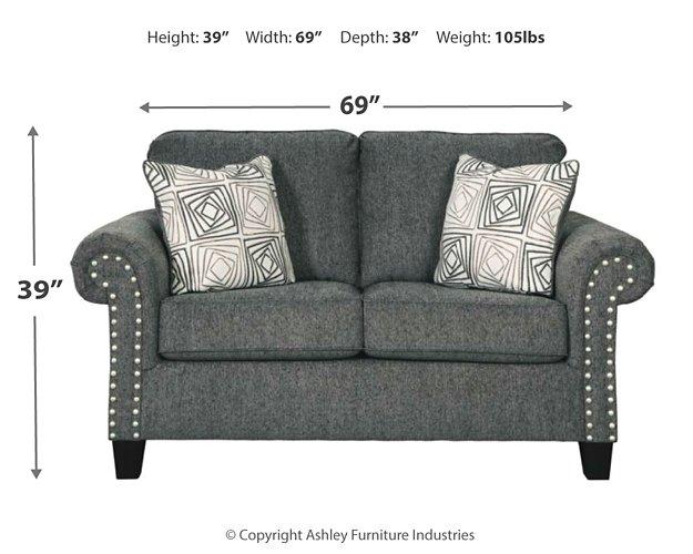 Agleno Loveseat - Premium Loveseat from Ashley Furniture - Just $529.91! Shop now at Furniture Wholesale Plus  We are the best furniture store in Nashville, Hendersonville, Goodlettsville, Madison, Antioch, Mount Juliet, Lebanon, Gallatin, Springfield, Murfreesboro, Franklin, Brentwood