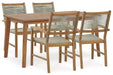 Janiyah Outdoor Set - Premium Outdoor Dining Set from Ashley Furniture - Just $655.62! Shop now at Furniture Wholesale Plus  We are the best furniture store in Nashville, Hendersonville, Goodlettsville, Madison, Antioch, Mount Juliet, Lebanon, Gallatin, Springfield, Murfreesboro, Franklin, Brentwood