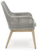 Seton Creek Outdoor Dining Arm Chair (Set of 2) - Premium Outdoor Dining Chair from Ashley Furniture - Just $559.09! Shop now at Furniture Wholesale Plus  We are the best furniture store in Nashville, Hendersonville, Goodlettsville, Madison, Antioch, Mount Juliet, Lebanon, Gallatin, Springfield, Murfreesboro, Franklin, Brentwood