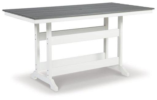 Transville Outdoor Counter Height Dining Table - Premium Outdoor Counter Table from Ashley Furniture - Just $943.22! Shop now at Furniture Wholesale Plus  We are the best furniture store in Nashville, Hendersonville, Goodlettsville, Madison, Antioch, Mount Juliet, Lebanon, Gallatin, Springfield, Murfreesboro, Franklin, Brentwood