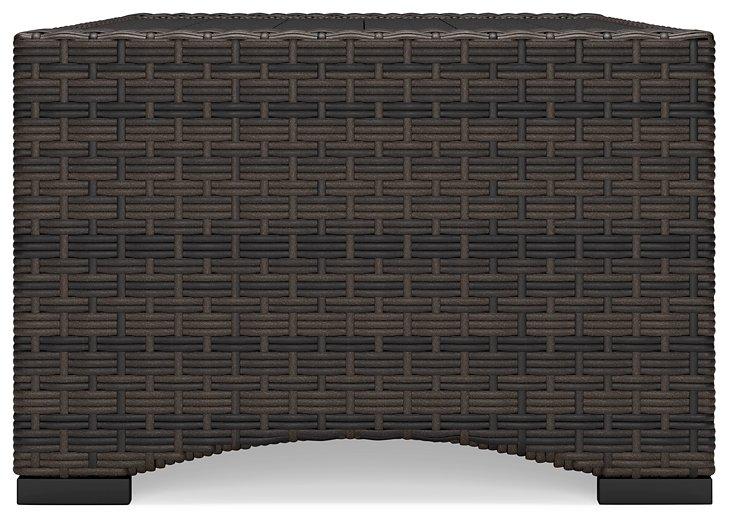 Windglow Outdoor Coffee Table - Premium Outdoor Cocktail Table from Ashley Furniture - Just $280.92! Shop now at Furniture Wholesale Plus  We are the best furniture store in Nashville, Hendersonville, Goodlettsville, Madison, Antioch, Mount Juliet, Lebanon, Gallatin, Springfield, Murfreesboro, Franklin, Brentwood