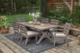 Hillside Barn Outdoor Dining Set - Premium Outdoor Dining Set from Ashley Furniture - Just $3605.91! Shop now at Furniture Wholesale Plus  We are the best furniture store in Nashville, Hendersonville, Goodlettsville, Madison, Antioch, Mount Juliet, Lebanon, Gallatin, Springfield, Murfreesboro, Franklin, Brentwood