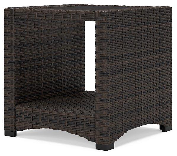 Windglow Outdoor End Table - Premium Outdoor End Table from Ashley Furniture - Just $189.12! Shop now at Furniture Wholesale Plus  We are the best furniture store in Nashville, Hendersonville, Goodlettsville, Madison, Antioch, Mount Juliet, Lebanon, Gallatin, Springfield, Murfreesboro, Franklin, Brentwood