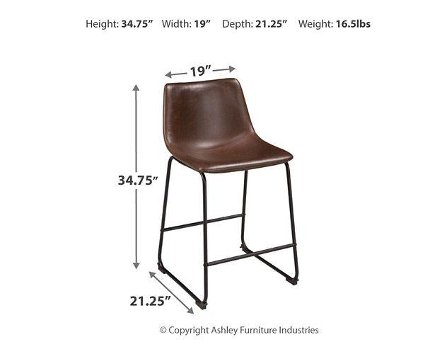 Centiar Counter Height Bar Stool - Premium Barstool from Ashley Furniture - Just $92.51! Shop now at Furniture Wholesale Plus  We are the best furniture store in Nashville, Hendersonville, Goodlettsville, Madison, Antioch, Mount Juliet, Lebanon, Gallatin, Springfield, Murfreesboro, Franklin, Brentwood