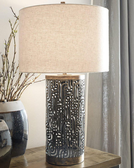 Dayo Table Lamp - Premium Table Lamp from Ashley Furniture - Just $152.04! Shop now at Furniture Wholesale Plus  We are the best furniture store in Nashville, Hendersonville, Goodlettsville, Madison, Antioch, Mount Juliet, Lebanon, Gallatin, Springfield, Murfreesboro, Franklin, Brentwood