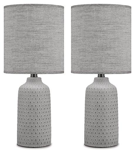 Donnford Lamp Set - Premium Table Lamp Set from Ashley Furniture - Just $106.36! Shop now at Furniture Wholesale Plus  We are the best furniture store in Nashville, Hendersonville, Goodlettsville, Madison, Antioch, Mount Juliet, Lebanon, Gallatin, Springfield, Murfreesboro, Franklin, Brentwood