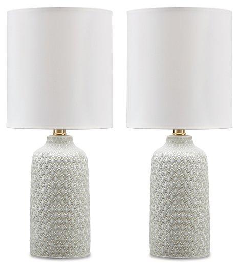 Donnford Lamp Set - Premium Table Lamp Set from Ashley Furniture - Just $106.36! Shop now at Furniture Wholesale Plus  We are the best furniture store in Nashville, Hendersonville, Goodlettsville, Madison, Antioch, Mount Juliet, Lebanon, Gallatin, Springfield, Murfreesboro, Franklin, Brentwood