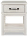 Dorrinson Nightstand - Premium Nightstand from Ashley Furniture - Just $131.31! Shop now at Furniture Wholesale Plus  We are the best furniture store in Nashville, Hendersonville, Goodlettsville, Madison, Antioch, Mount Juliet, Lebanon, Gallatin, Springfield, Murfreesboro, Franklin, Brentwood