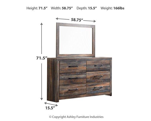 Drystan Dresser and Mirror - Premium Dresser & Mirror from Ashley Furniture - Just $388.15! Shop now at Furniture Wholesale Plus  We are the best furniture store in Nashville, Hendersonville, Goodlettsville, Madison, Antioch, Mount Juliet, Lebanon, Gallatin, Springfield, Murfreesboro, Franklin, Brentwood