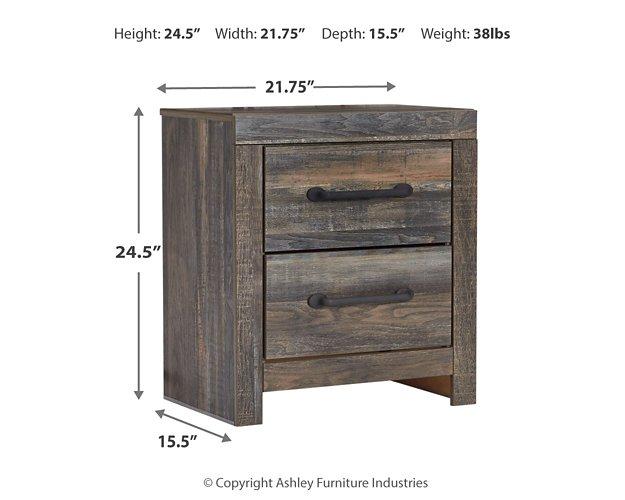 Drystan Nightstand - Premium Nightstand from Ashley Furniture - Just $213.18! Shop now at Furniture Wholesale Plus  We are the best furniture store in Nashville, Hendersonville, Goodlettsville, Madison, Antioch, Mount Juliet, Lebanon, Gallatin, Springfield, Murfreesboro, Franklin, Brentwood