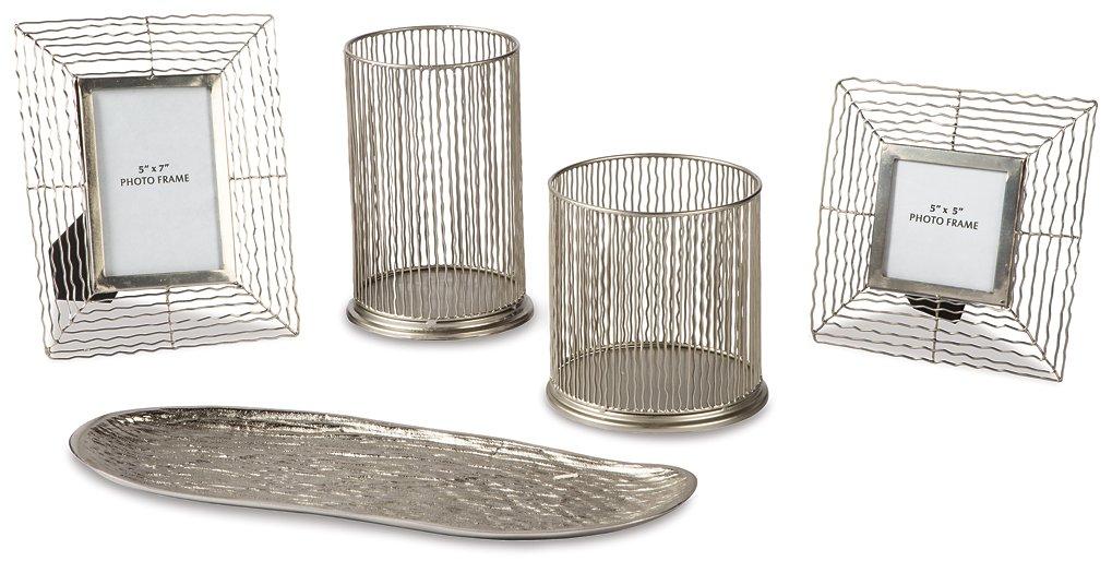 Dympna Accessory Set (Set of 5) - Premium Table Accessory Set from Ashley Furniture - Just $74.37! Shop now at Furniture Wholesale Plus  We are the best furniture store in Nashville, Hendersonville, Goodlettsville, Madison, Antioch, Mount Juliet, Lebanon, Gallatin, Springfield, Murfreesboro, Franklin, Brentwood