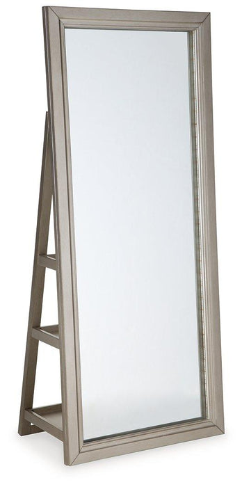 Evesen Floor Standing Mirror with Storage - Premium Mirror from Ashley Furniture - Just $302.21! Shop now at Furniture Wholesale Plus  We are the best furniture store in Nashville, Hendersonville, Goodlettsville, Madison, Antioch, Mount Juliet, Lebanon, Gallatin, Springfield, Murfreesboro, Franklin, Brentwood