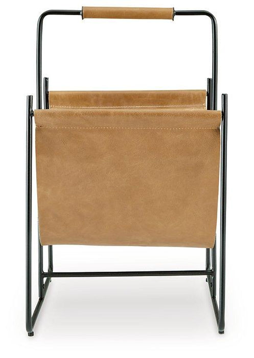 Faronworth Magazine Rack - Premium Magazine Rack from Ashley Furniture - Just $70.83! Shop now at Furniture Wholesale Plus  We are the best furniture store in Nashville, Hendersonville, Goodlettsville, Madison, Antioch, Mount Juliet, Lebanon, Gallatin, Springfield, Murfreesboro, Franklin, Brentwood