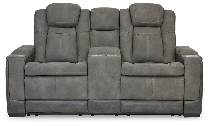 Next-Gen DuraPella Power Reclining Loveseat with Console - Premium Loveseat from Ashley Furniture - Just $1789.30! Shop now at Furniture Wholesale Plus  We are the best furniture store in Nashville, Hendersonville, Goodlettsville, Madison, Antioch, Mount Juliet, Lebanon, Gallatin, Springfield, Murfreesboro, Franklin, Brentwood