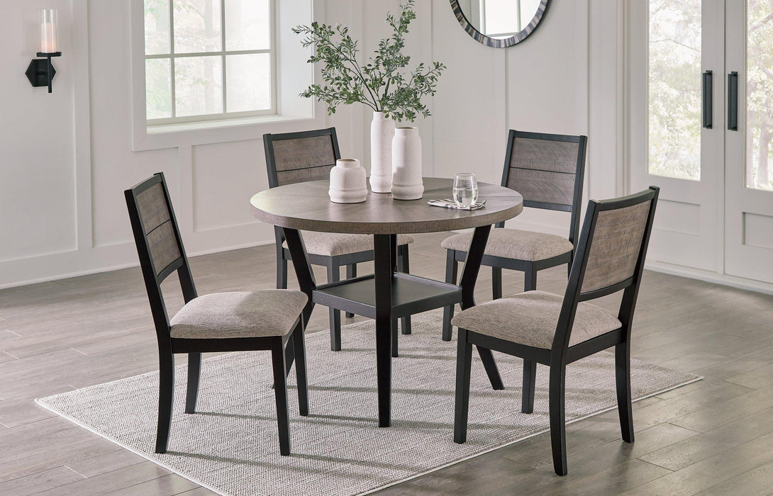 Corloda Dining Table and 4 Chairs (Set of 5) - Premium Dining Table from Ashley Furniture - Just $518.86! Shop now at Furniture Wholesale Plus  We are the best furniture store in Nashville, Hendersonville, Goodlettsville, Madison, Antioch, Mount Juliet, Lebanon, Gallatin, Springfield, Murfreesboro, Franklin, Brentwood